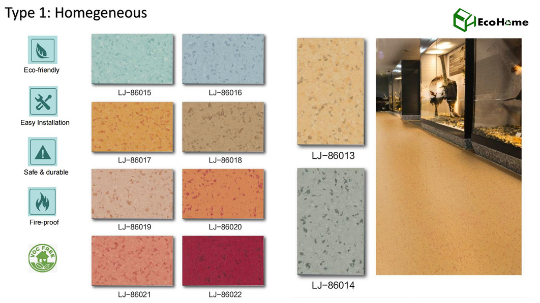 Виниловый напольный рулет для коммерческого Ecohome 2022_04