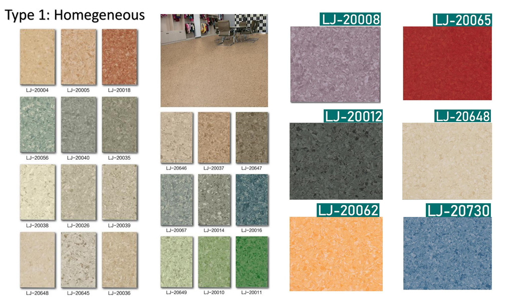 Виниловый напольный рулон для коммерческого Ecohome 2022_02