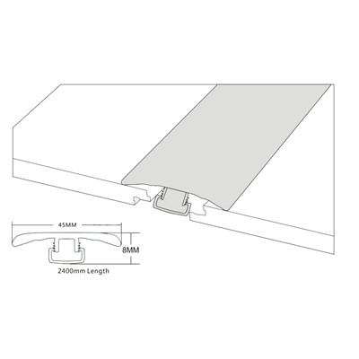 Рисунок Т-образного молдинга